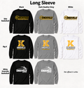 Knoxville Basketball long design and color previews with updated Big K