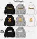 Knoxville Basketball youth hood design and color previews with updated Big K