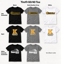 Knoxville Basketball youth tee design and color previews with updated Big K